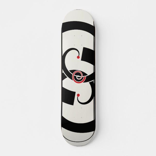 Skateboard Abstract Twin Knot (Devant)