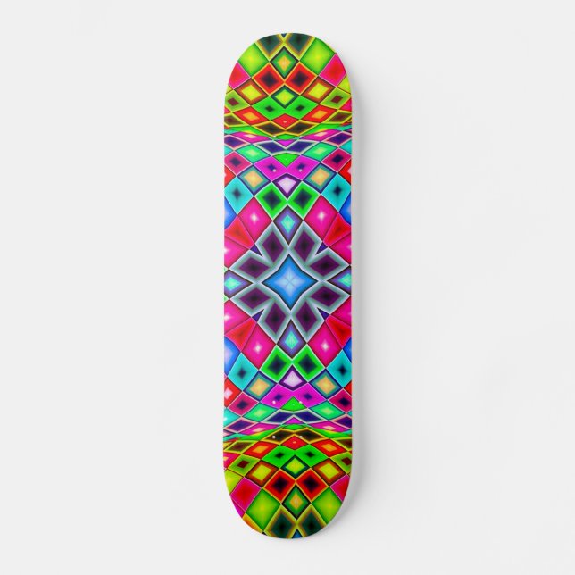 Skateboard Abstrait (Recto)