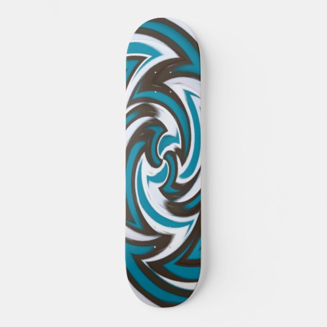 Skateboard Abstrait (Recto)