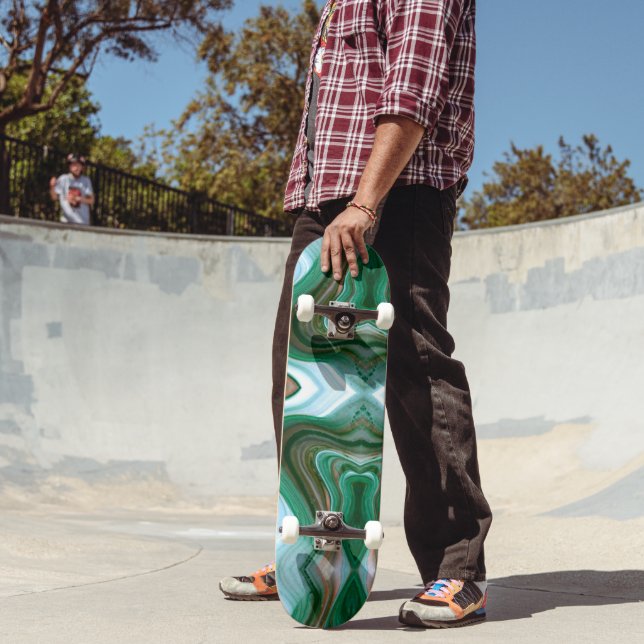 Skateboard Abstrait coloré (Extérieur 2)