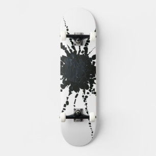 Skateboard Abstrait dans les formes de bande et de lettres 3