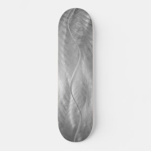 Skateboard Abstrait en acier inoxydable brossé