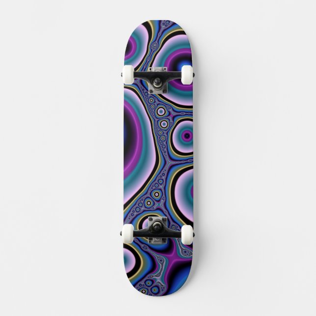 Skateboard Abstrait fractal (Recto)