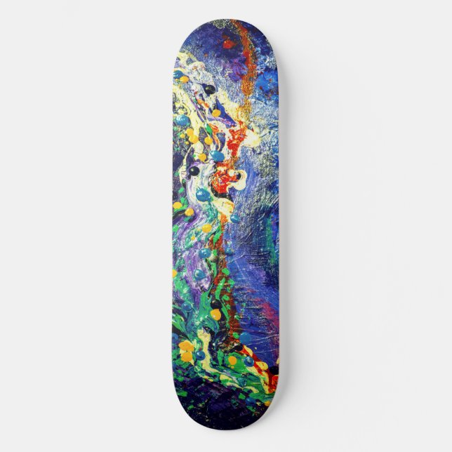 Skateboard Abstrait intégré (Recto)