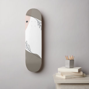 Skateboard Abstrait minimaliste Boho