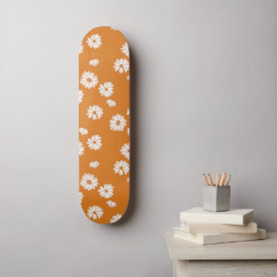Skateboard Abstrait Retro Daisy motif floral les années 70 80