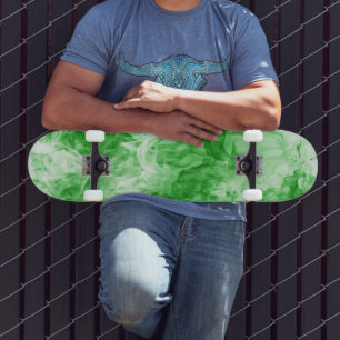 Skateboard Abstrait vert de 8 1/2 po
