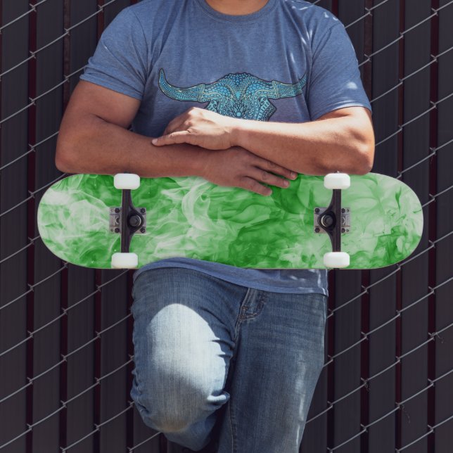 Skateboard Abstrait  vert de 8 1/2 po (Extérieur 3)