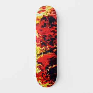 Skateboard Abstraite coupe-feu inspirée par l'art de rue pers