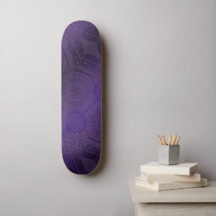 Skateboard Acceptation   Médaillons de méditation violette