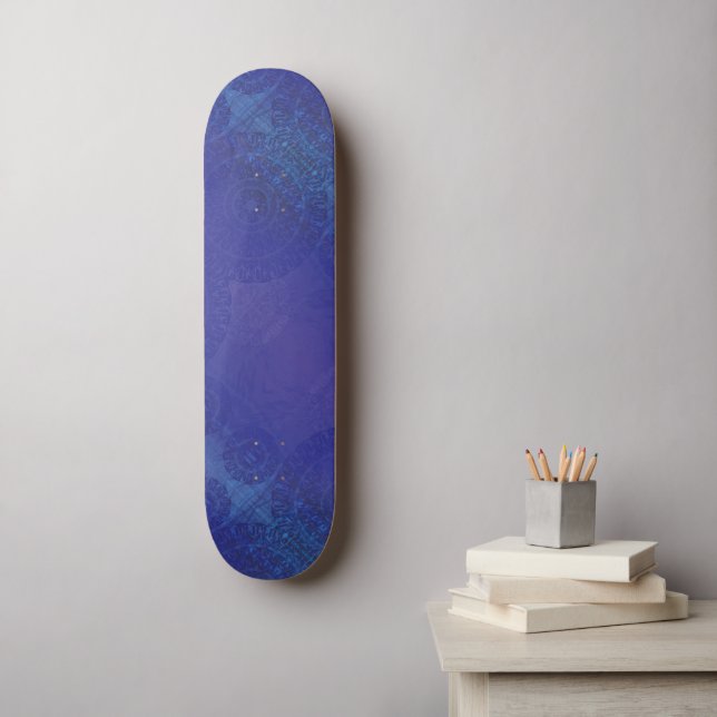 Skateboard Acceptation | Médaillons de violet violet bleu Ind (Art mural)