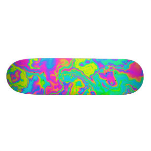 Skateboard Acide marbré
