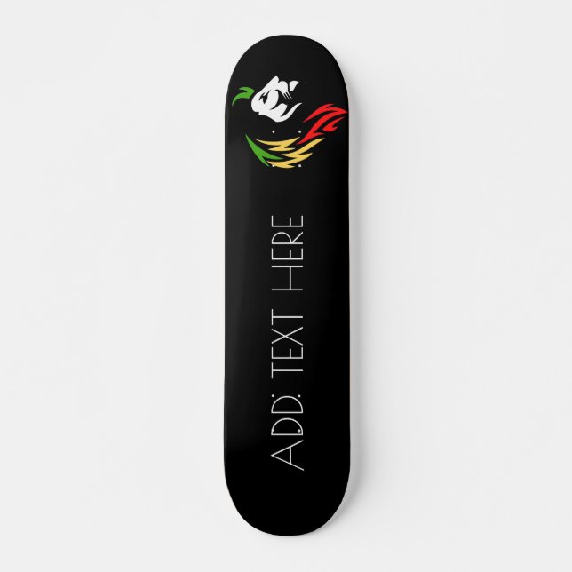 Skateboard ADD TEXT Lion  (Devant)