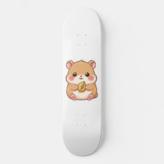 Skateboard Adorable Kawaii Chibi Hamster
