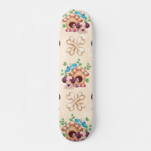 Skateboard Adorable Motif de chien