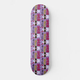 Skateboard Adorables Love Love Not My Probllama Purple