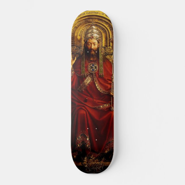 Skateboard Adoration de l'agneau mystique par Jan van Eyck (Recto)