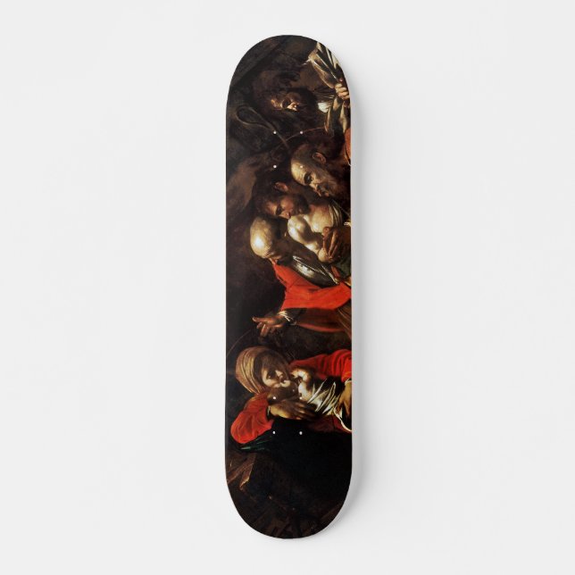 Skateboard Adoration des bergers par Caravaggio (1609) (Devant)