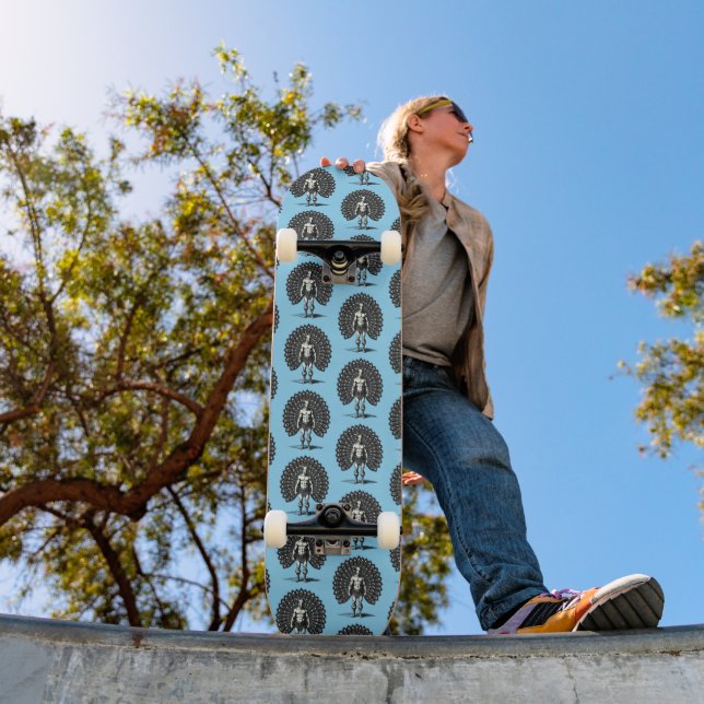 Skateboard Adramelech Le Chancelier Paon (Extérieur 1)