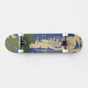 Skateboard Affiche de voyage Promotion Sea Cliff, Long Island