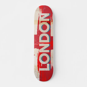 Skateboard Affiche vintage des syndicats de Londres