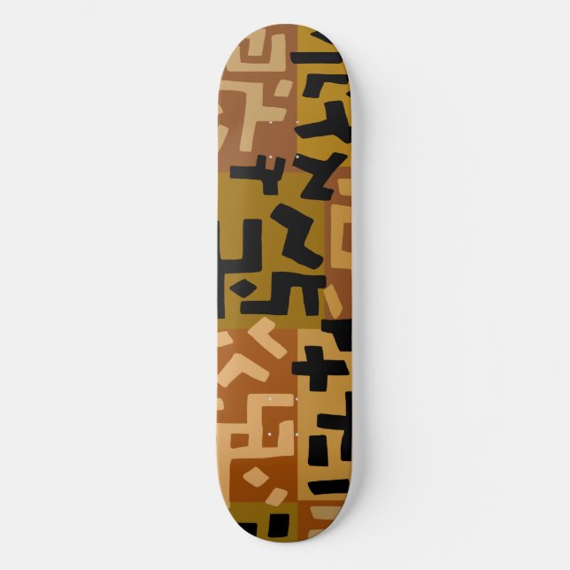 Skateboard African Tribal BaKuba (Recto)