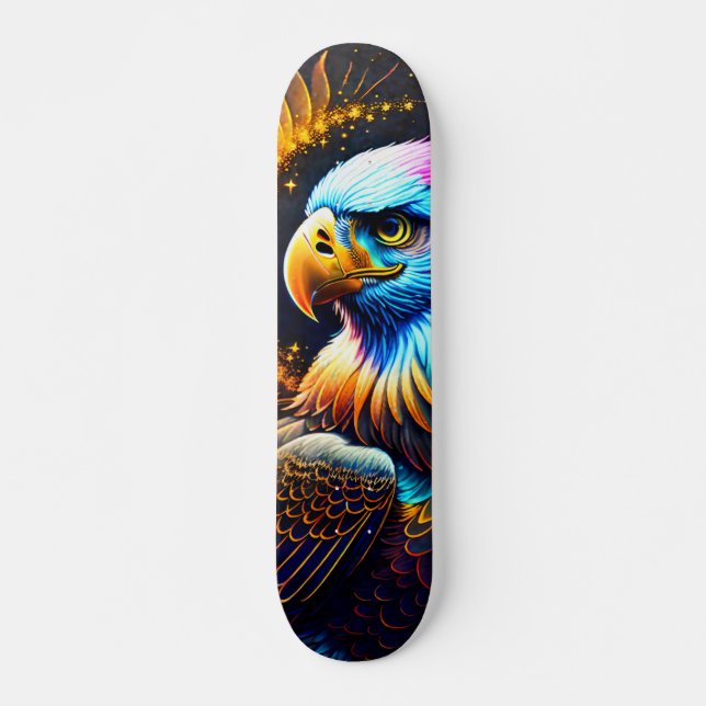 Skateboard Águila multicolor al acecho  (Devant)
