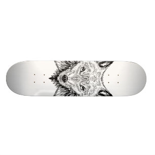 Skateboard ailes de loup
