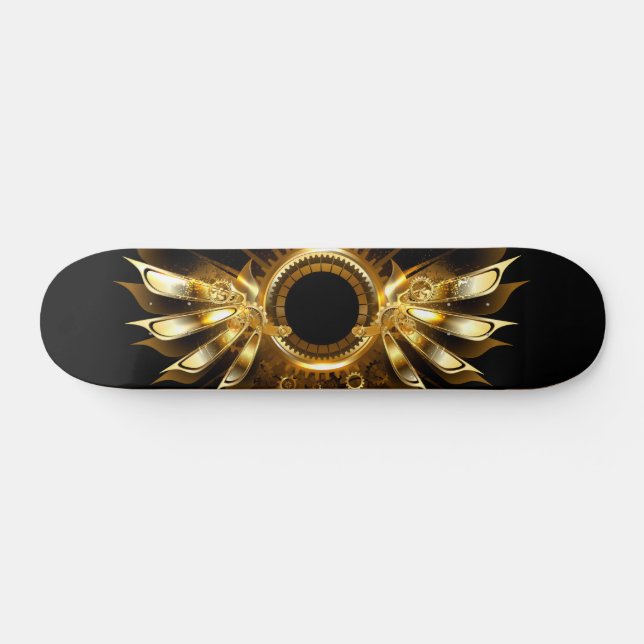 Skateboard Ailes de Steampunk (Horz)