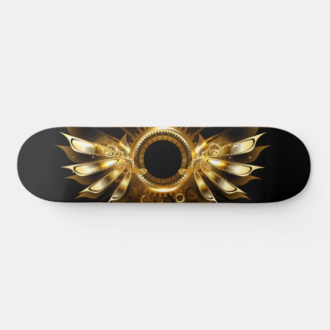 Skateboard Ailes Steampunk (Horz)
