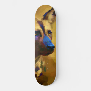 Skateboard Aimer le chien sauvage africain