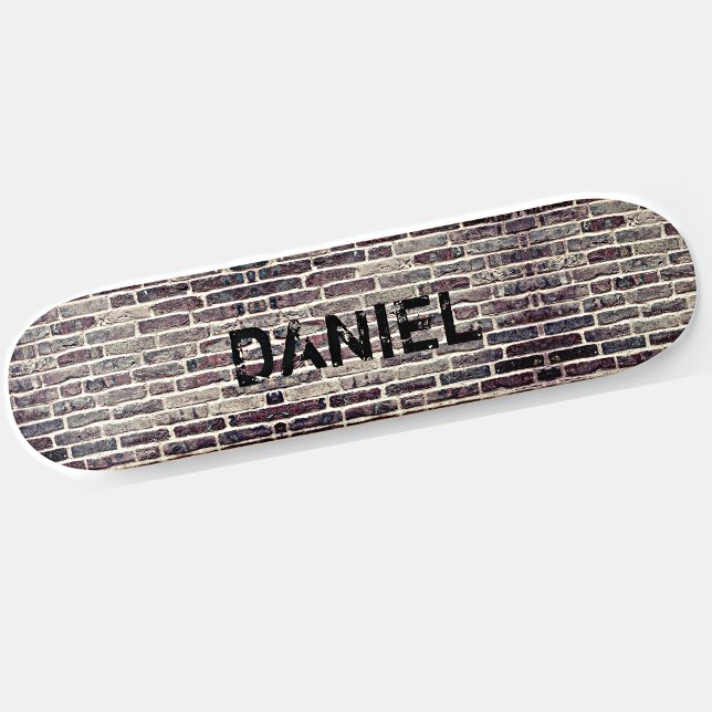 Skateboard Ajouter un nom ou des initiales désactivées sur la (Créateur téléchargé)