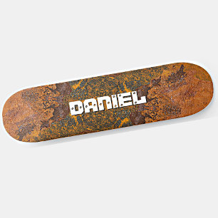 Skateboard Ajouter un nom ou des initiales Plaque de planche 