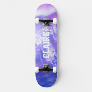 Skateboard Ajoutez Votre Nom Glace Froide Violet
