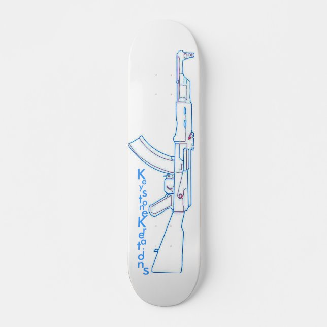 Skateboard AK 47 KeystoneKreations (Devant)