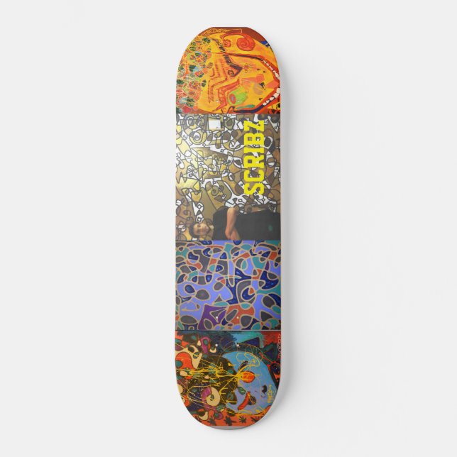 SKATEBOARD AKATEBOARDS SCRIBZ (Recto)