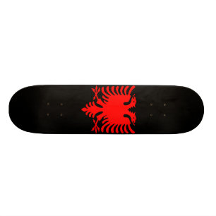 Skateboard Albanais rouge Eagle