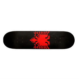 Skateboard Albanais rouge Eagle