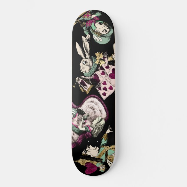 Skateboard Alice au pays des merveilles (Recto)