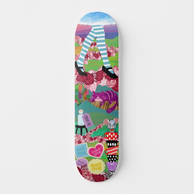 Skateboard Alice au pays des merveilles (Recto)