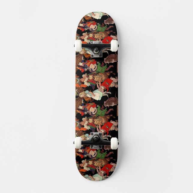 Skateboard Alice au pays des merveilles (Recto)