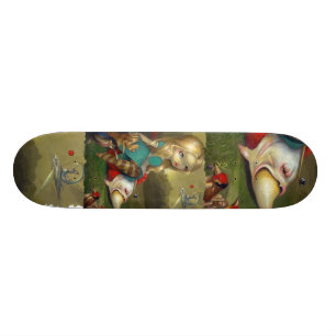 Skateboard Alice au pays des merveilles et la PLANCHE À