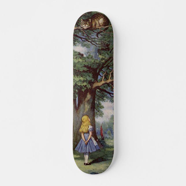Skateboard Alice au pays des merveilles SkakeBoard pro (Devant)