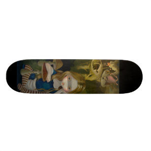 Skateboard Alice dans le paysage bosniaque