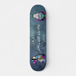 Skateboard Alice vintage au pays des merveilles Reine des Coe