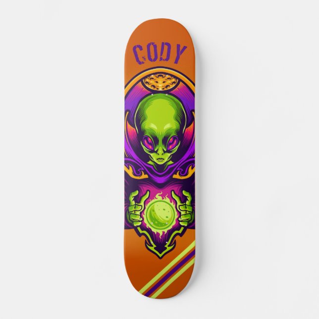 Skateboard Alien (Recto)