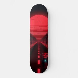 Skateboard Allée cramoisie