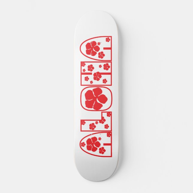 Skateboard Aloha (Recto)