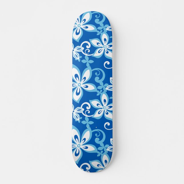 Skateboard ALOHA HAWAII (BLEU x 2) (Devant)
