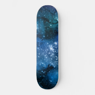 Skateboard Amateurs de galaxie Starry Space Blue Sky White Sp